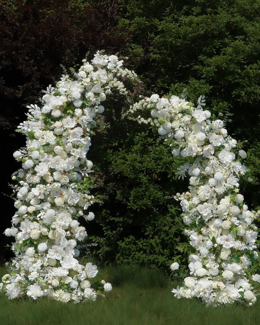 Arche florale “Élégance blanche”